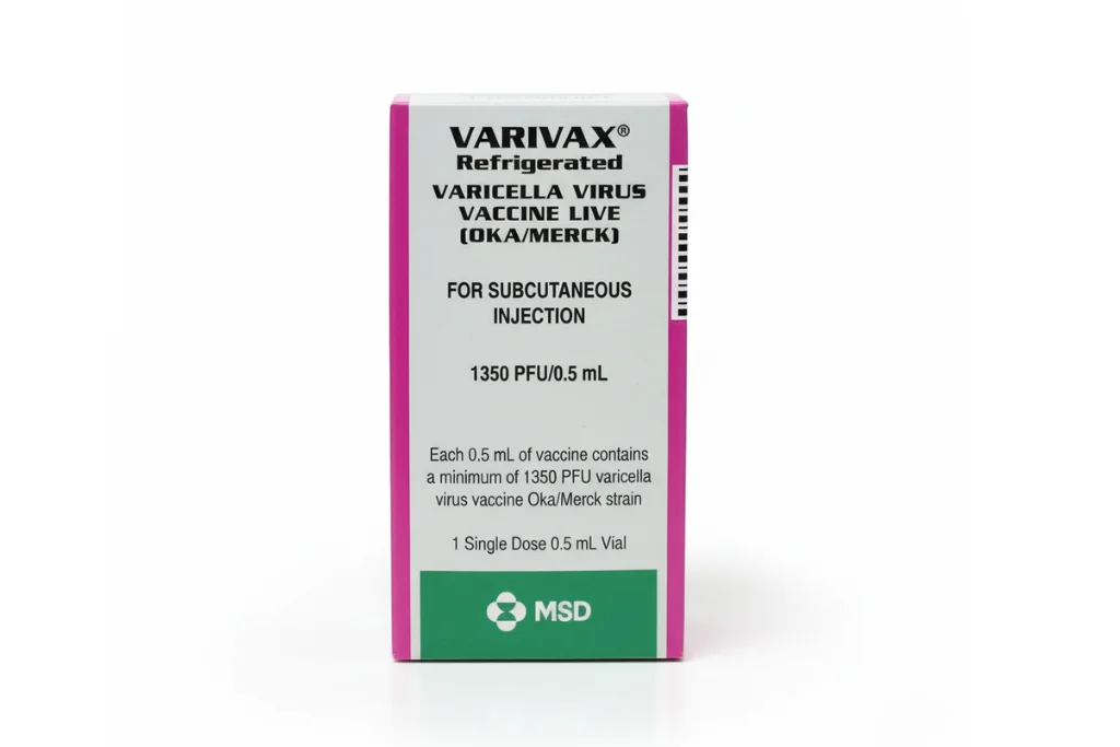 Varivax varicella vaccine to prevent chicken pox available at ATA Medical clinic in Singapore